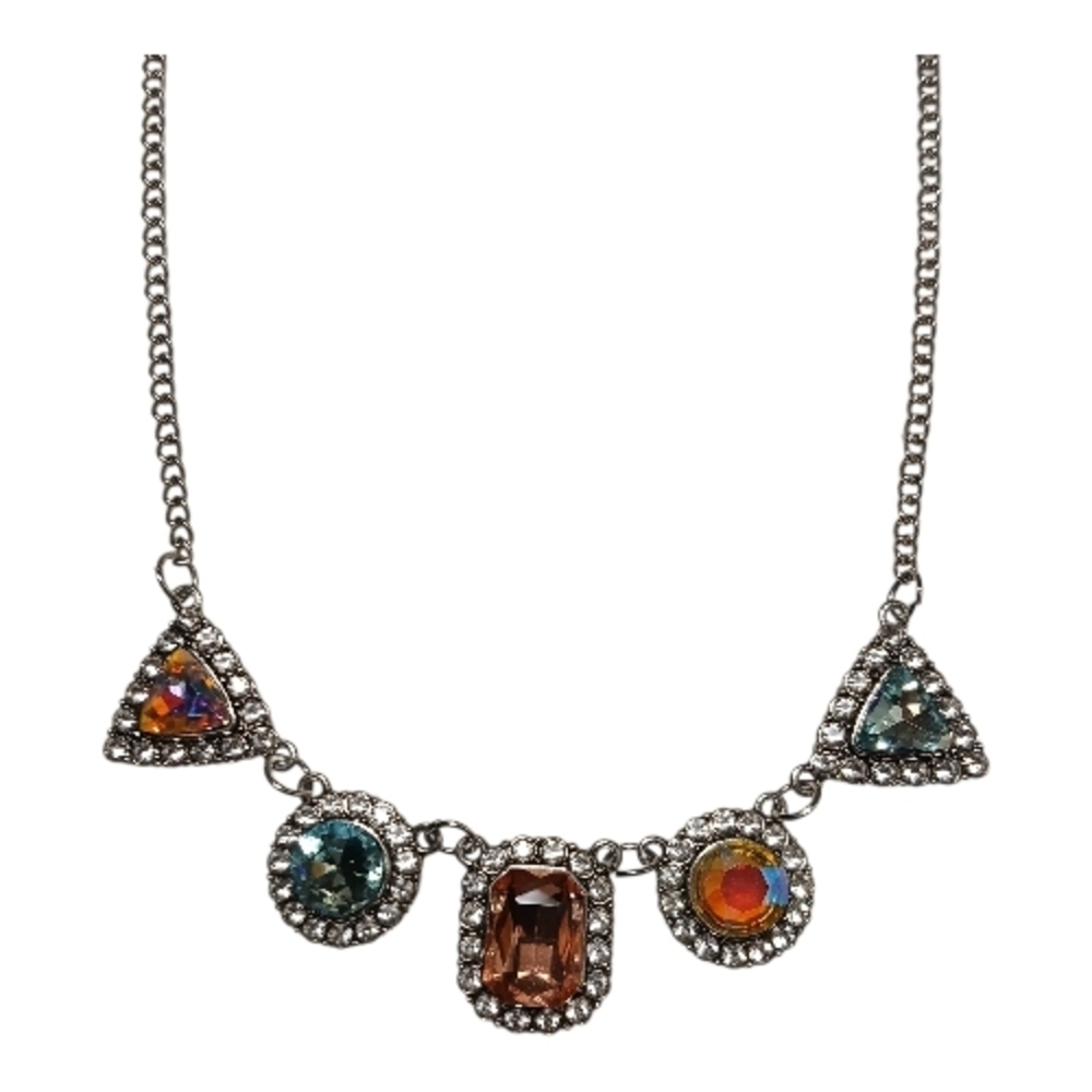 Elegant Multicolor Gemstone Necklace